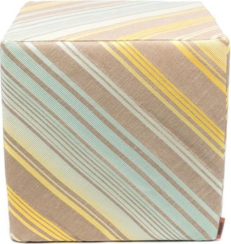 Missoni Home Saint Remy Pouf Cube in Geel/Reseda - Heren - Meubels - Veelkleurig - ONE Size - Home