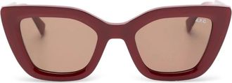 A.P.C. Les Papillons Zonnebril - Dames - Zonnebrillen - Rood - ONE Size - Accessoires