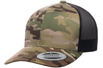 Flexfit Multicam Camo 6 Panel Baseball Cap Officially Licensed Multi-Cam Pattern (Large/X-Large, Multicam)