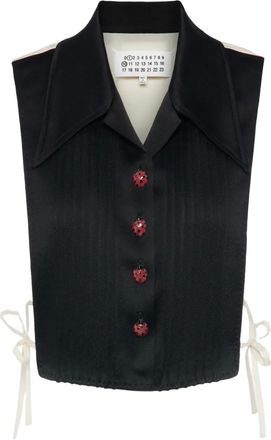 Maison Margiela T-shirt con motivo coccinella - Nero