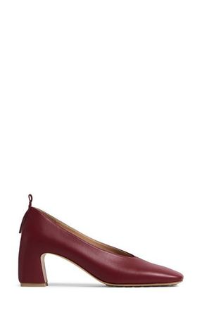 Bottega Veneta Lucy Square Toe Pump in Lava Red at Nordstrom, Size 5.5Us