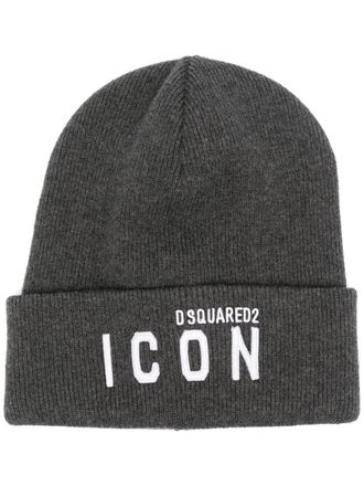 Dsquared2 Cappello a coste - Grigio