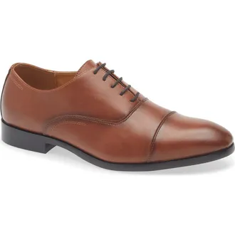 Abound Harry Cap Toe Derby in Brown Patina at Nordstrom Rack, Size 11.5
