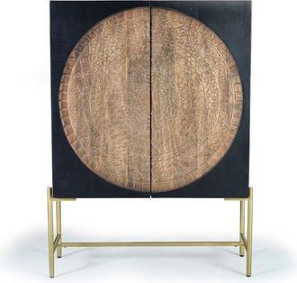 Giner&Colomer Armario fabricado en madera de mango y metal