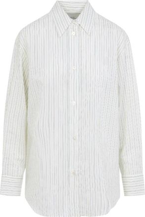 STUDIO NICHOLSON Rouen Shirt - Dames - Overhemden - Veelkleurig - S - Katoen - Overhemden