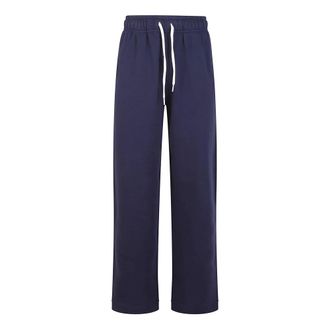 Ralph Lauren Trainingsbroeken met trekkoord - Dames - Sweatpants - Blauw - S - Katoen - Broeken