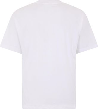 New Balance Mens Cotton T-Shirt White T-Shirts And Polos
