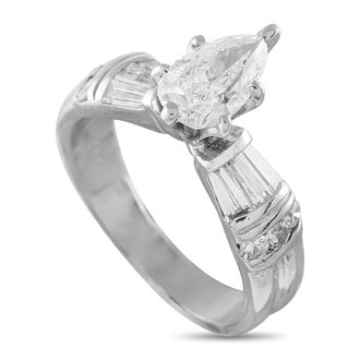 Luxury Bazaar Platinum 1.64ct Diamond Ring MF37-070126