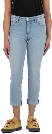 Kut from the Kloth Amy Low Rise Crop Slim Straight Leg Jeans in Awareness W/lt at Nordstrom Rack, Size 18 (Similar To 14W)