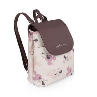 Oniva Minnie Mouse - Downtown Mini Cooler Backpack in Beige With Vintage Pink Sketch at Nordstrom