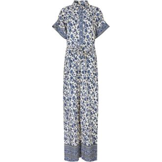 Lollys Laundry Dames, Jumpsuits & Playsuits, Blauw, Maat: XS Katoen