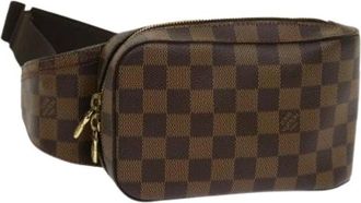 Louis Vuitton Pre-owned Belt Bags, female, Brown, Size: ONE SIZE Pre-owned Damier Ebene Shoulder Bag