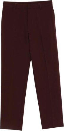 Emporio Armani Broeken, Heren, Bruin, S, Straight Broeken