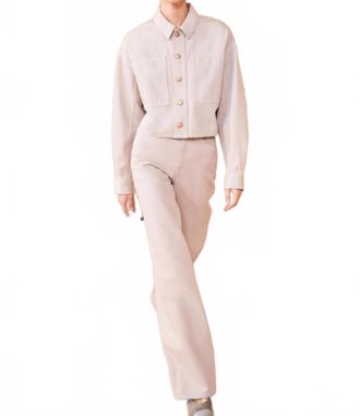 Ulla Johnson The Bobbi Denim Jacket In Dove