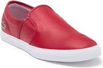Lacoste Tatalya Slip-On Sneaker in Red/wht at Nordstrom Rack, Size 11.5