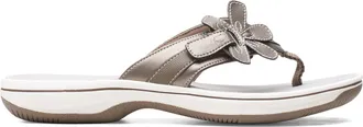Clarks Brinkley Flora in Metallic Synthetic