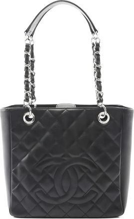 Chanel Borsa a spalla PST Petite Shopper con catena 2012 - Nero