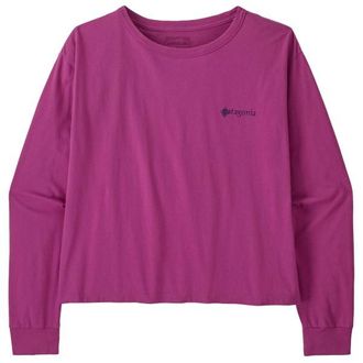Patagonia L/S Hut Tripper Easy Cut T-Shirt Longsleeve f&uuml;r Damen | lila