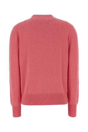 Isabel Marant Womens Dark Pink Cotton Blend Karina Cardigan Bubblegum-Granita Maglieria Bubblegum/granita