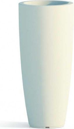 Monacis Vaso De Pol&iacute;mero Monacis Stilo Redondo Blanco - &Oslash; 33 Cm. - H 70 Cm