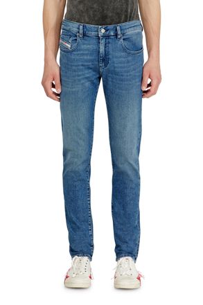 Diesel Slim Jeans Regular Waist 2019 D-Strukt - Jeans - Man - Blue