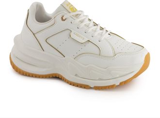 Andrea Womens Fashion Platform Sneakers with Elevated Sole