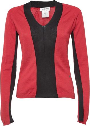 Givenchy Maglione con scollo a V - Rosso