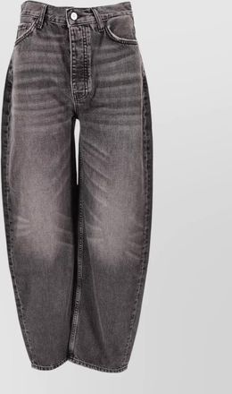 Anine Bing fritz high-rise straight-leg jeans