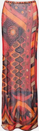 Pucci Gonna lunga Vivara in tulle