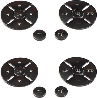 OEM 24 Pegatinas Para Cubrir Los Botones Del Volante Del Coche, Compatibles Con Ces Class W204, W212, W221, Glk, X204 Y C200