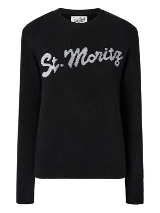MC2 Saint Barth crew-neck sweater - women - Fabric - L - Black