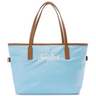 MC2 Saint Barth Tote Bags, female, Blue, Size: ONE SIZE City Bag Nylon