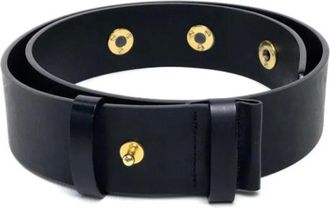 Bulgari Pre-owned Belts, female, Black, Size: ONE SIZE Pre-owned Vintage Leather Belt