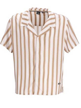 HUGO BOSS Beige Striped Shirt