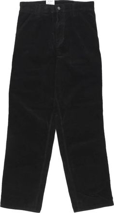 Carhartt Work in Progress Zwarte Fluwelen Werkbroek met Gereedschapszakken - Heren - Regular Fit Jeans - Zwart - W36 - Katoen - Jeans