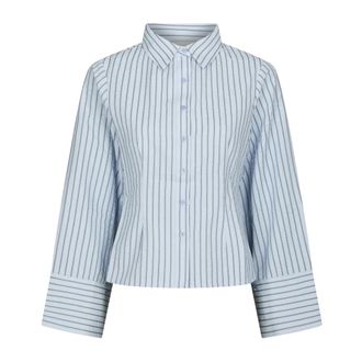 Neo Noir Overhemden, Dames, Blauw, L, Shirt