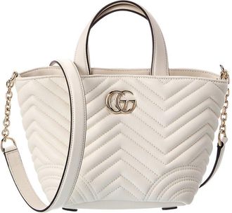 Gucci Gg Marmont Mini Leather Tote
