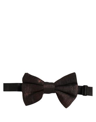 Dolce & Gabbana Silk Bow Tie - Brown
