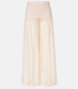 Nensi Dojaka Mid-rise wide-leg pants