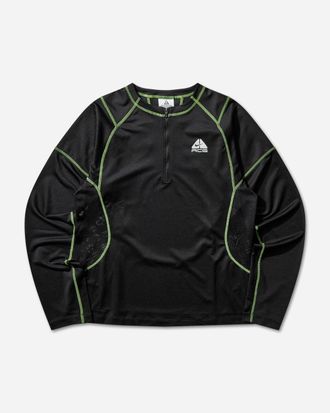 Nike ACG Vault Dri-FIT Long-Sleeve Top Black / Mean Green