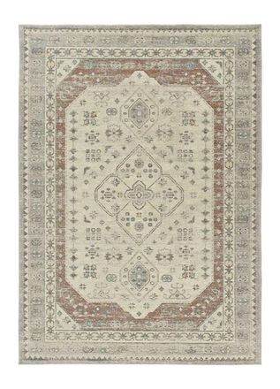 Atticgo Alfombra de exterior vintage oriental gris / caldera 120x170 cm