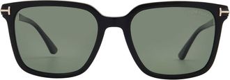 Tom Ford Jochem Polarized Green Square Mens Sunglasses FT1183 01R 56