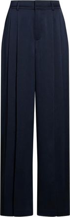 Cinq &agrave; Sept Pantaloni Marne con pieghe - Blu