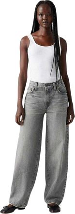 Levi's Baggy-jeans van katoenmix voor dames (Grijs)