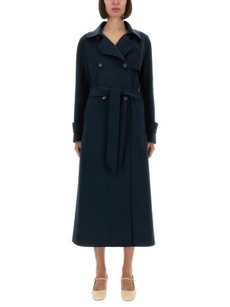 Max Mara Double-Breasted Coat Sem