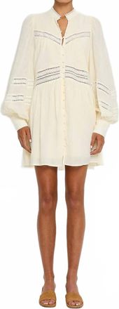 Kivari Tana Mini Dress In Ivory