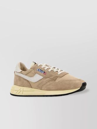 Autry nylon leather low-top sneakers