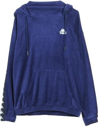 Kappa Blauw Greystone/Zwart Dames Hoodie - Dames - Hoodies - Blauw - M - Hoodies & sweatvesten