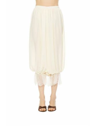Alexia Admor Jules Bloomer Pants in Ivory at Nordstrom, Size X-Large