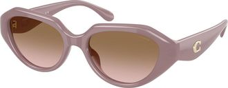 Coach HC8433U CBY77 549511 Womens Sunglasses Purple Size 52